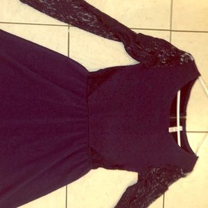 Lace Navy Dress